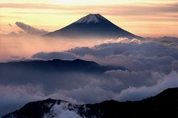北岳からの富士山