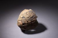 A縄文時代前期の丸底の土器