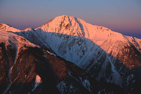 【写真】鳳凰山からの北岳